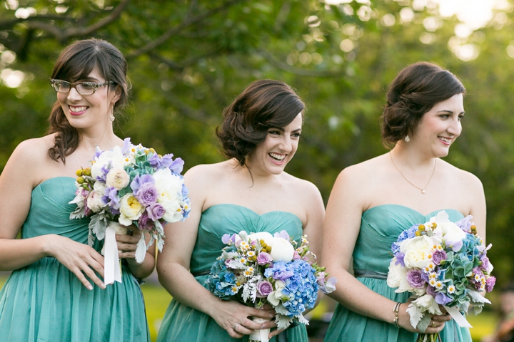 Modern Romantic Lavender and Blue Wedding via TheELD.com