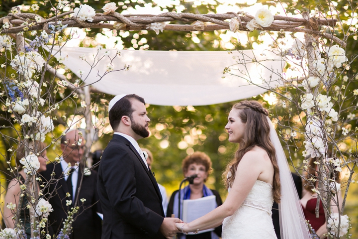 Modern Romantic Lavender and Blue Wedding via TheELD.com