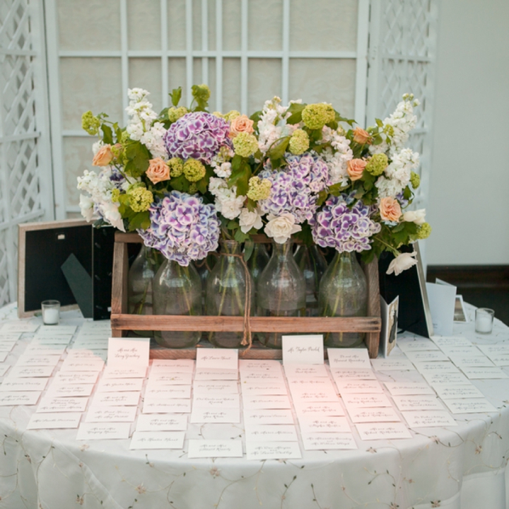 Modern Romantic Lavender and Blue Wedding via TheELD.com