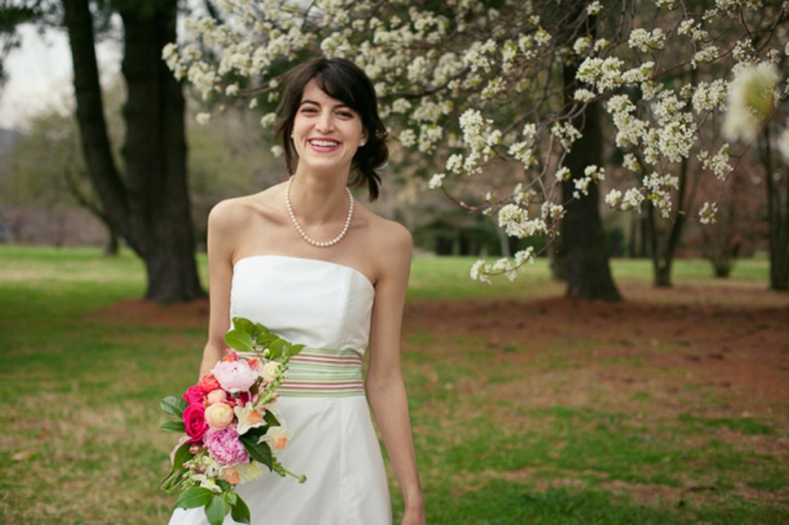 Colorful Preppy Rustic Wedding Inspiration via TheELD.com