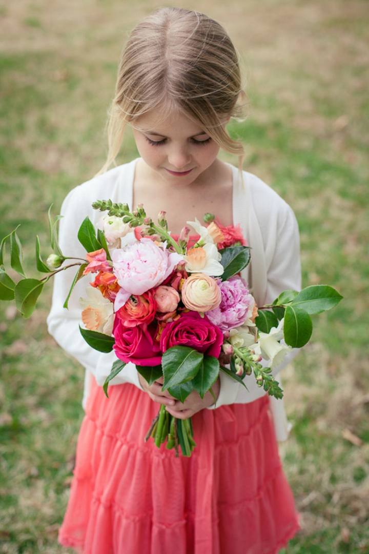 Colorful Preppy Rustic Wedding Inspiration via TheELD.com