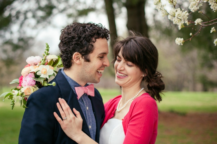 Colorful Preppy Rustic Wedding Inspiration via TheELD.com