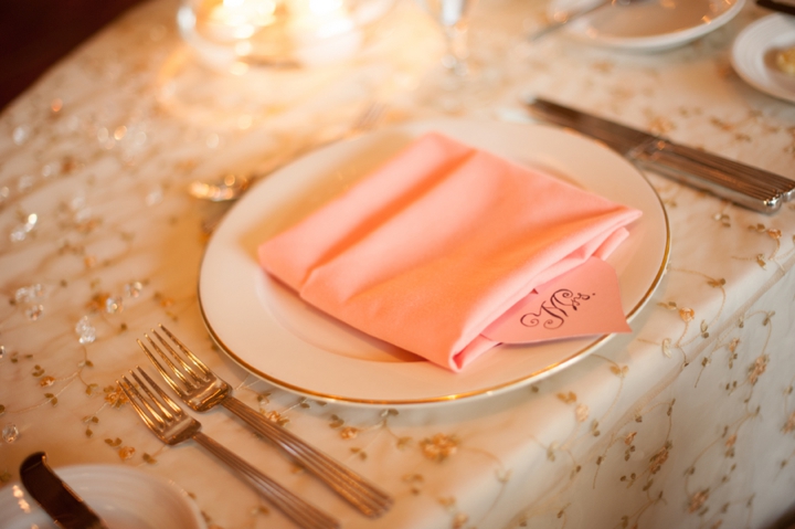 Romantic Pink and Ivory Florida Wedding via TheELD.com