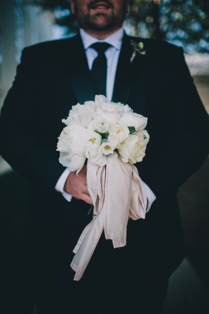 A Romantic, Sparkly Blush and Gold Wedding via TheELD.com