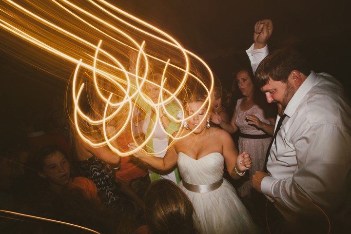 A Romantic, Sparkly Blush and Gold Wedding via TheELD.com