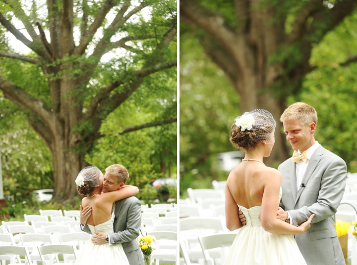 Fun and Bright Yellow and Gray Wedding via TheELD.com