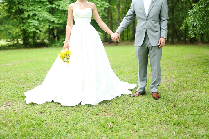 Fun and Bright Yellow and Gray Wedding via TheELD.com