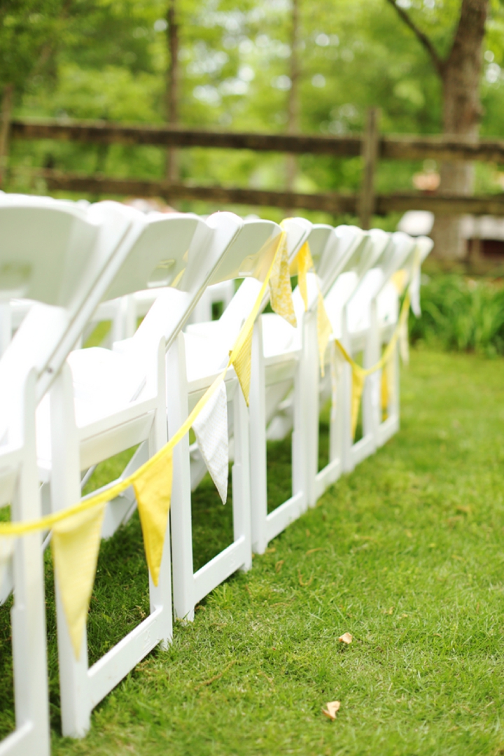 Fun and Bright Yellow and Gray Wedding via TheELD.com