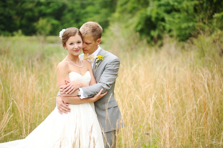 Fun and Bright Yellow and Gray Wedding via TheELD.com