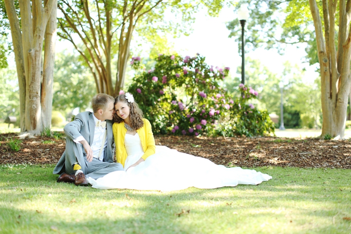 Fun and Bright Yellow and Gray Wedding via TheELD.com