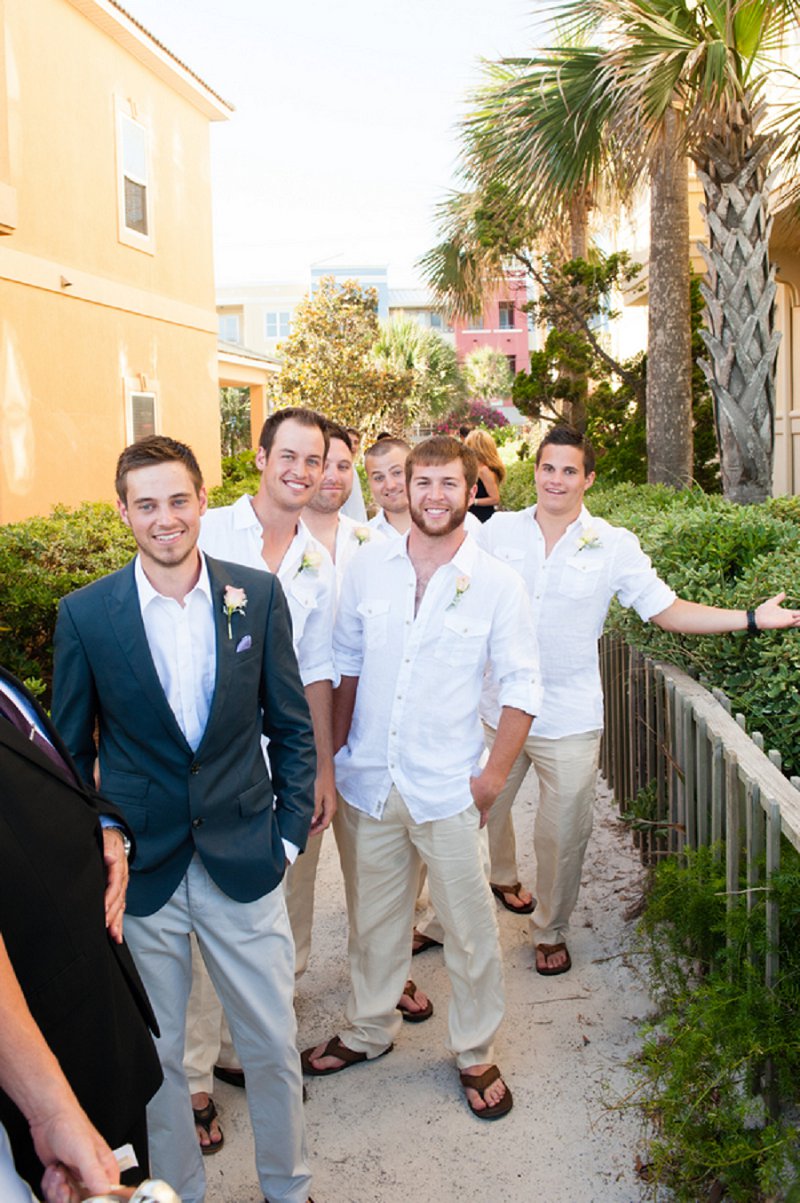 Purple and Gray Boho Chic Beach Wedding via TheELD.com