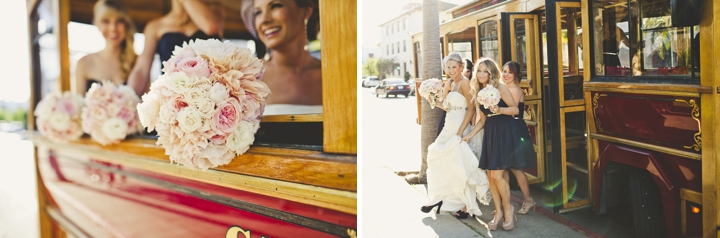 A Romantic Glam Navy, Pink and Gold Wedding via TheELD.com