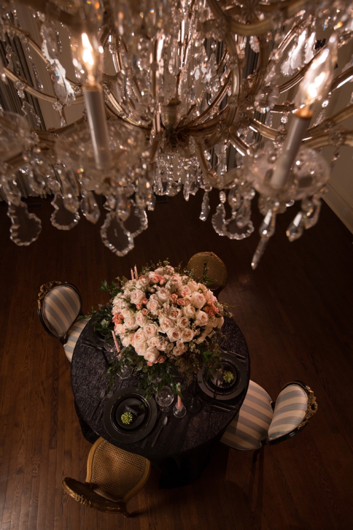 Bold Dramatic Blush and Black Wedding Ideas via TheELD.com