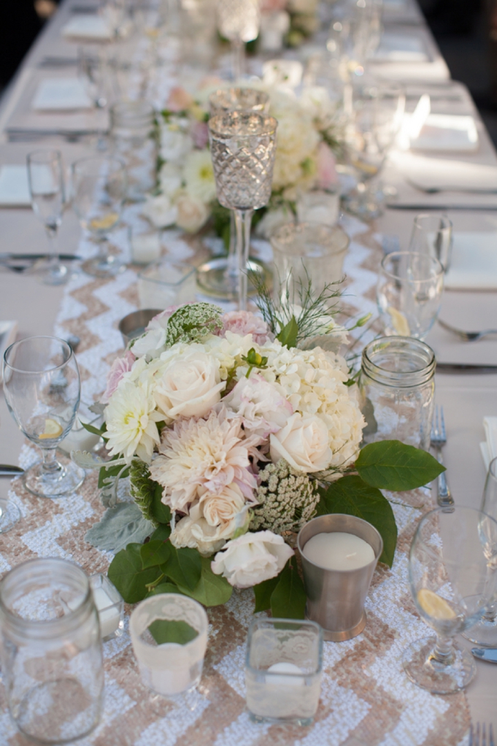 A Romantic, Timeless Champagne and Blush Wedding via TheELD.com