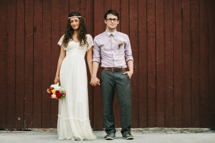 Colorful Vintage Boho Wedding Inspiration via TheELD.com