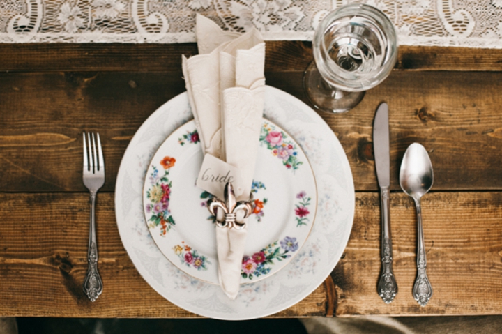 Colorful Vintage Boho Wedding Inspiration via TheELD.com