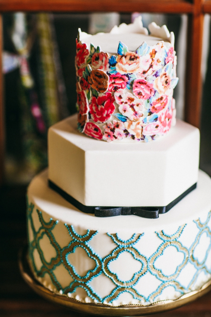 Colorful Vintage Boho Wedding Inspiration via TheELD.com