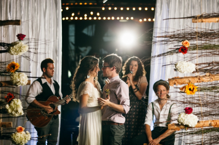 Colorful Vintage Boho Wedding Inspiration via TheELD.com