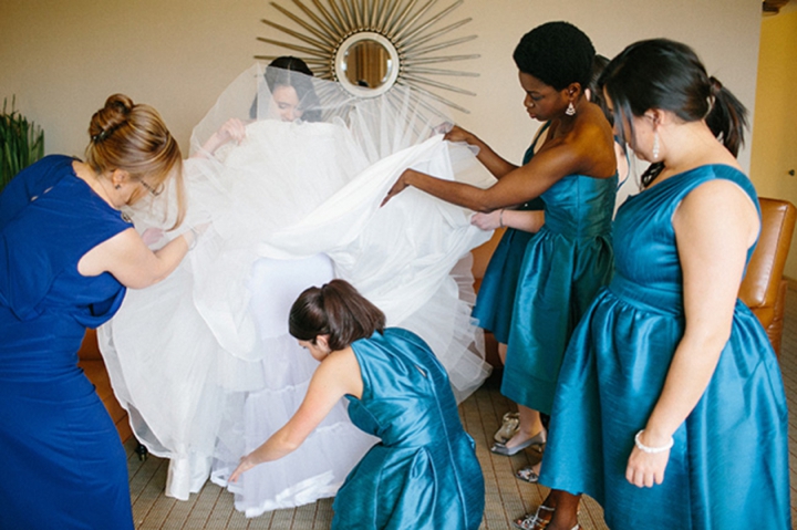 A Colorful Vintage Eclectic Winter Park Wedding via TheELD.com