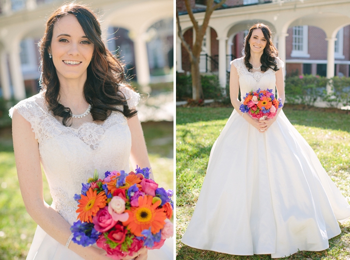 A Colorful Vintage Eclectic Winter Park Wedding via TheELD.com