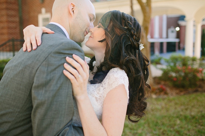 A Colorful Vintage Eclectic Winter Park Wedding via TheELD.com