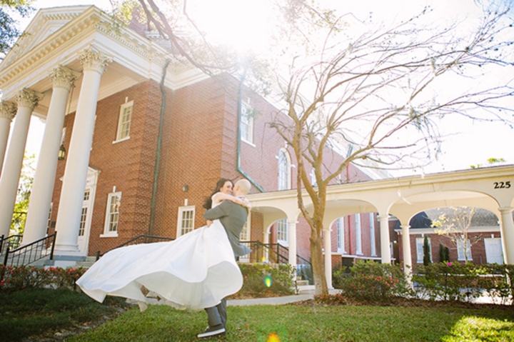 A Colorful Vintage Eclectic Winter Park Wedding via TheELD.com