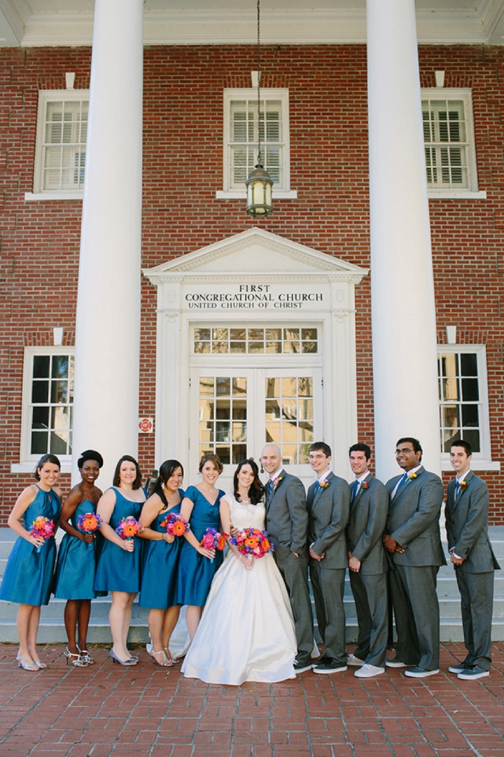 A Colorful Vintage Eclectic Winter Park Wedding via TheELD.com