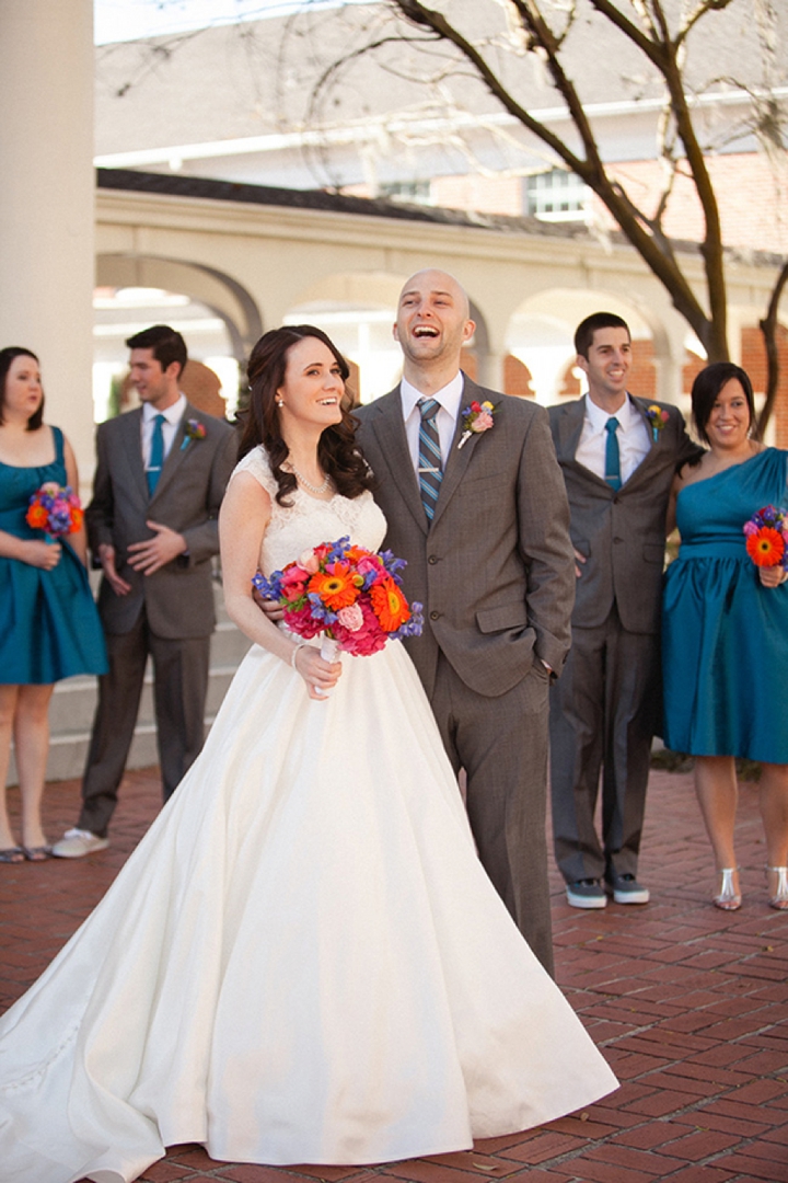 A Colorful Vintage Eclectic Winter Park Wedding via TheELD.com