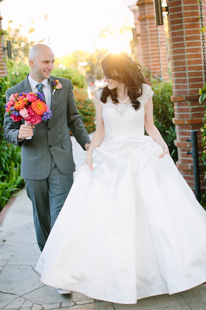 A Colorful Vintage Eclectic Winter Park Wedding via TheELD.com