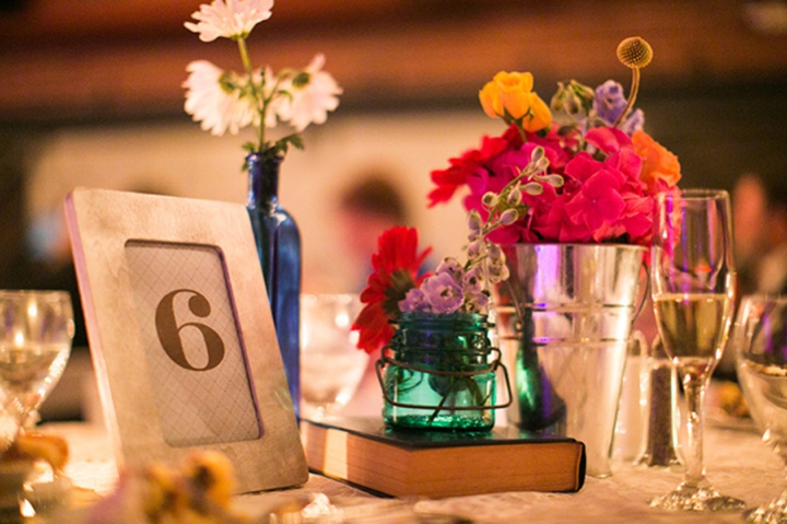 A Colorful Vintage Eclectic Winter Park Wedding via TheELD.com