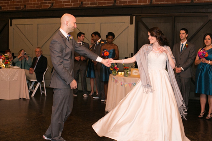 A Colorful Vintage Eclectic Winter Park Wedding via TheELD.com