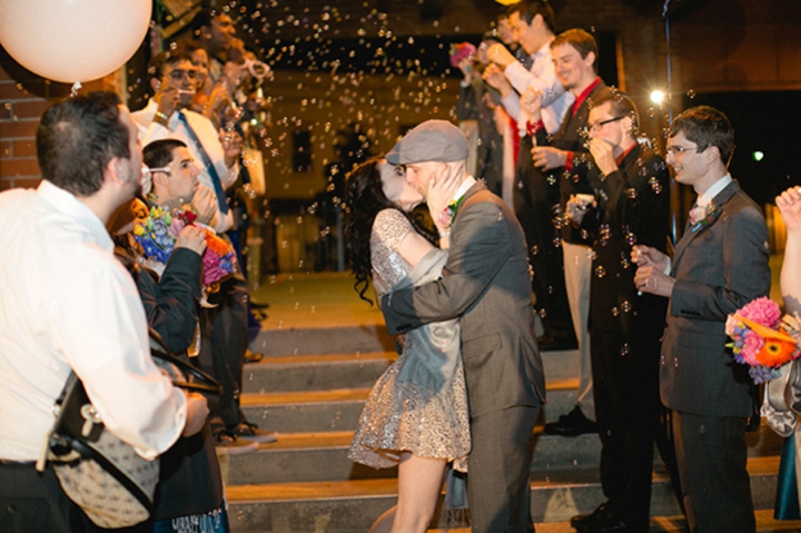 A Colorful Vintage Eclectic Winter Park Wedding via TheELD.com