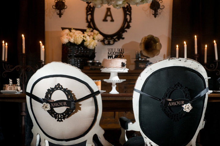 Elegant Halloween Inspired Engagement Party Ideas via TheELD.com