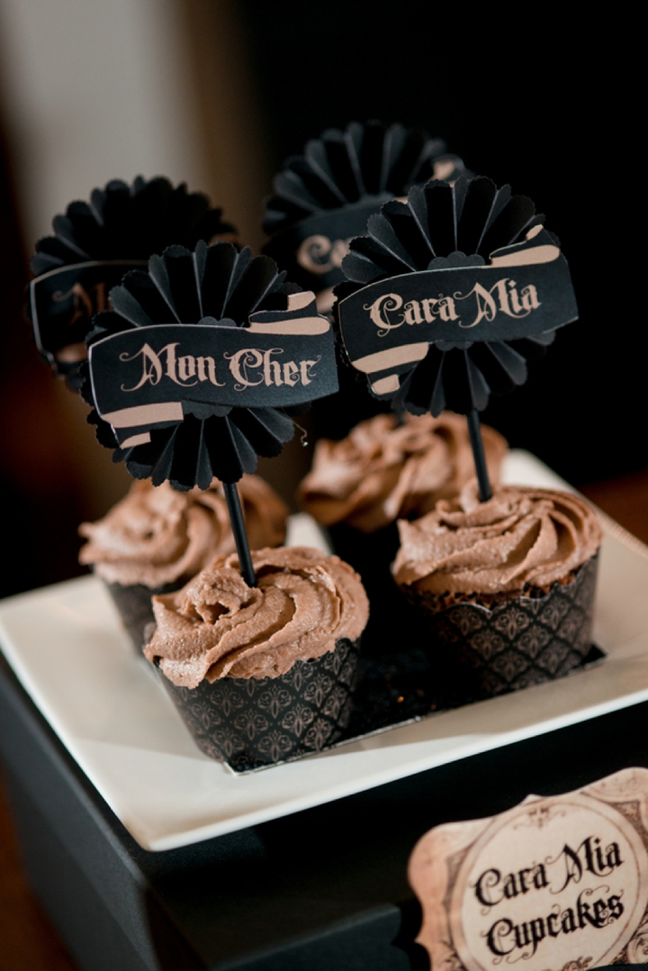 Elegant Halloween Inspired Engagement Party Ideas via TheELD.com