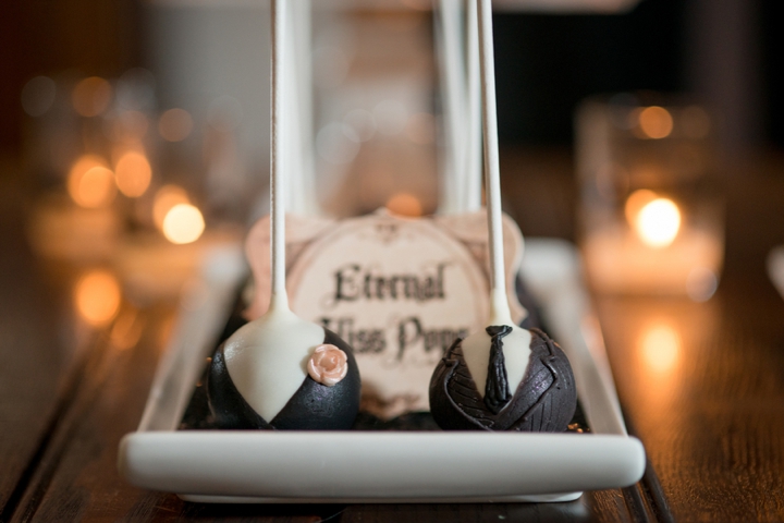 Elegant Halloween Inspired Engagement Party Ideas via TheELD.com