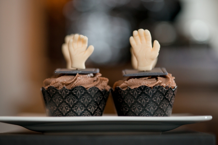 Elegant Halloween Inspired Engagement Party Ideas via TheELD.com