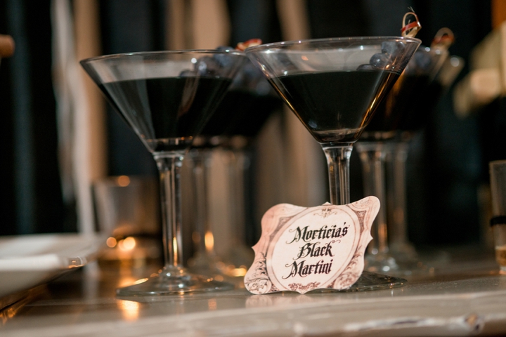 Elegant Halloween Inspired Engagement Party Ideas via TheELD.com