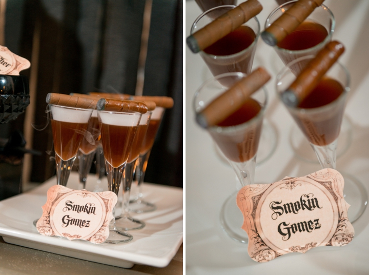 Elegant Halloween Inspired Engagement Party Ideas via TheELD.com