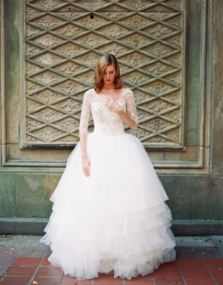 25 Stunning Non Strapless Wedding Dresses via TheELD.com