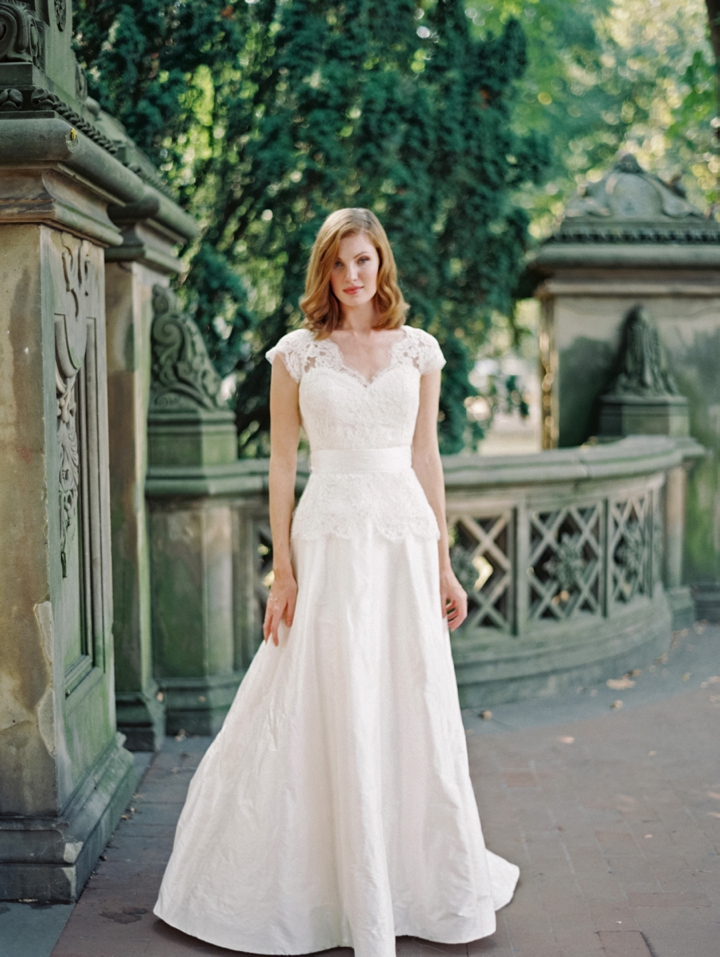 25 Stunning Non Strapless Wedding Dresses via TheELD.com