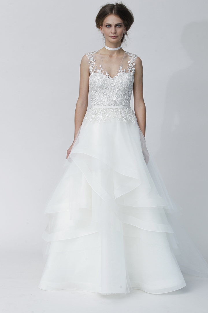 25 Stunning Non Strapless Wedding Dresses via TheELD.com