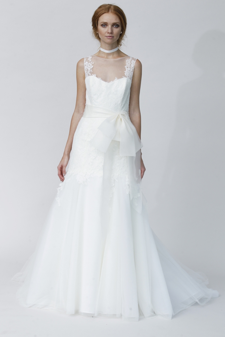 25 Stunning Non Strapless Wedding Dresses via TheELD.com