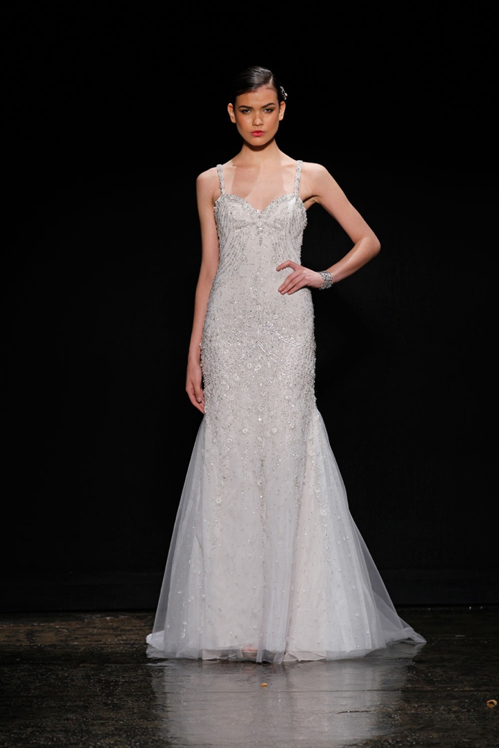 25 Stunning Non Strapless Wedding Dresses via TheELD.com