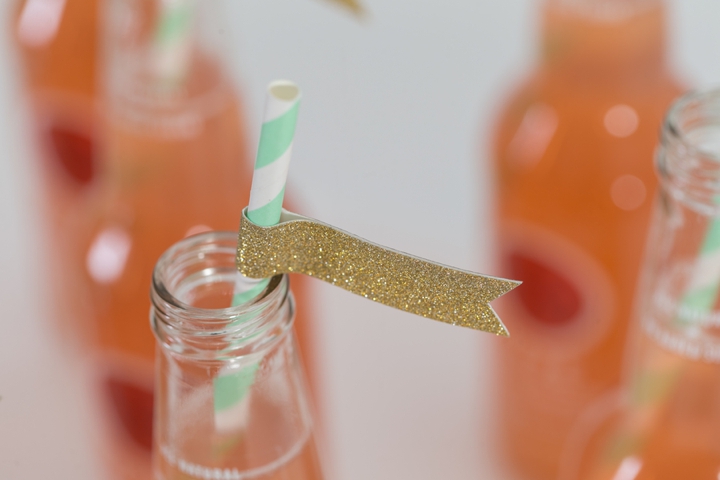 Modern Peach and Mint Wedding Inspiration via TheELD.com