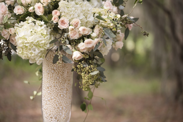 Pink Rustic Elegant Wedding Inspiration via TheELD.com