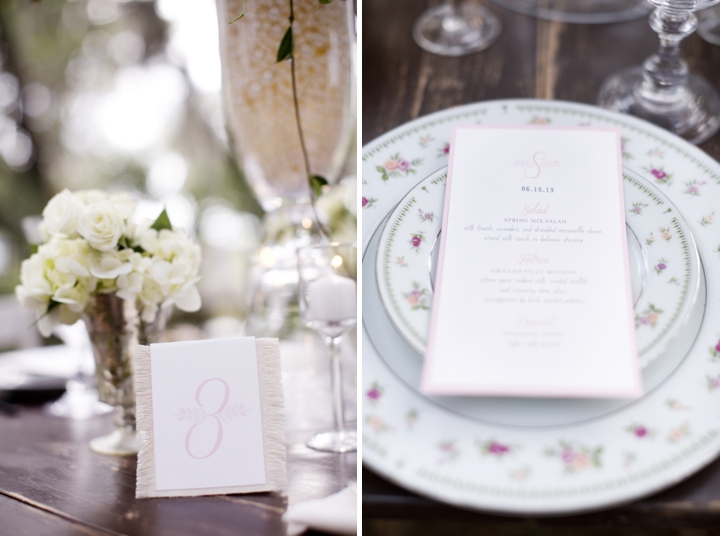 Pink Rustic Elegant Wedding Inspiration via TheELD.com