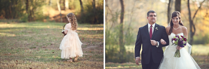 A Fall Purple and Champagne Alabama Wedding via TheELD.com