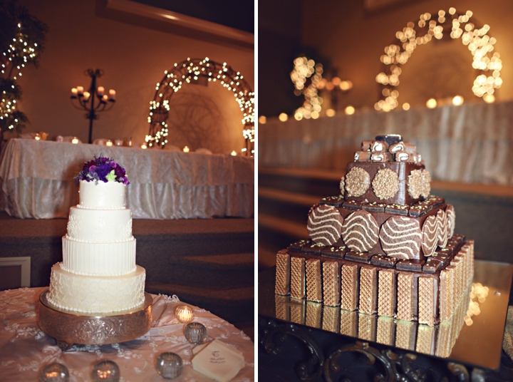 A Fall Purple and Champagne Alabama Wedding via TheELD.com