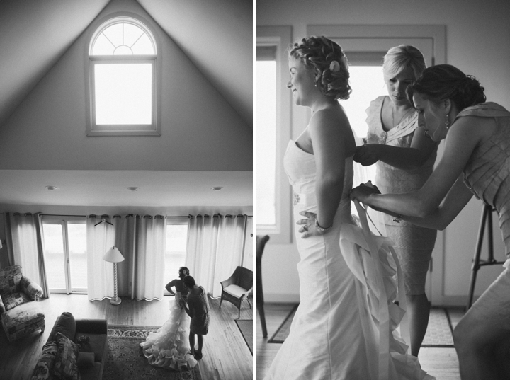 Bald Head Island Pink and Navy Wedding via TheELD.com