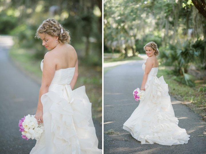 Bald Head Island Pink and Navy Wedding via TheELD.com